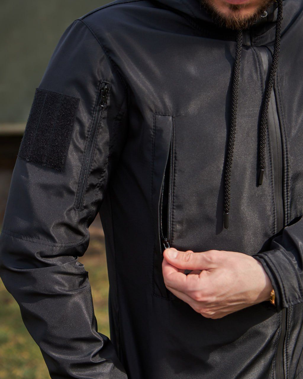 Чоловічий полегшений тактичний костюм Xtone GHOST Tactical Suit G2 чорний