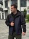Чоловіча куртка outdoor Softshell софтшелл Чорний/синій