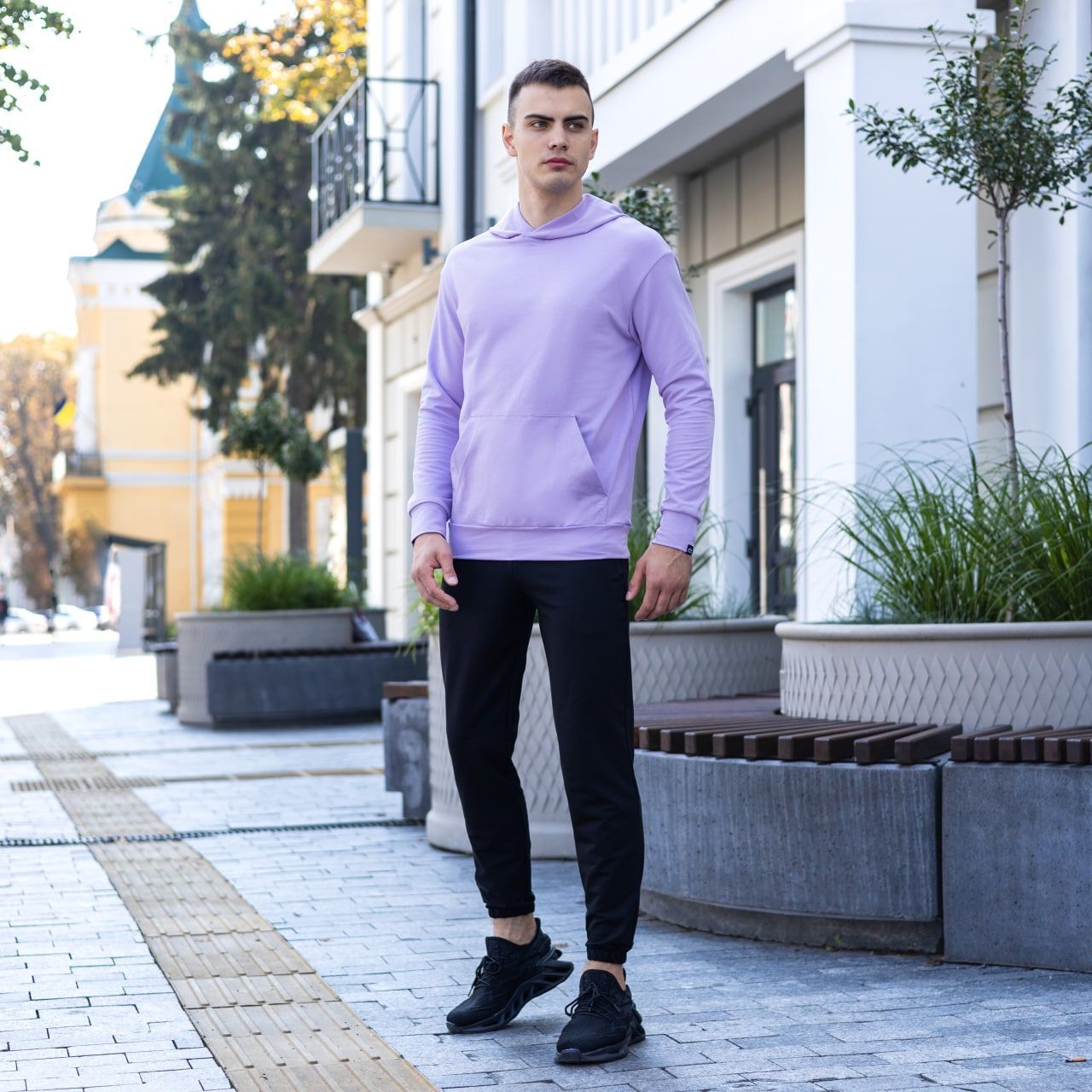 Худи Pobedov "97" лиловое