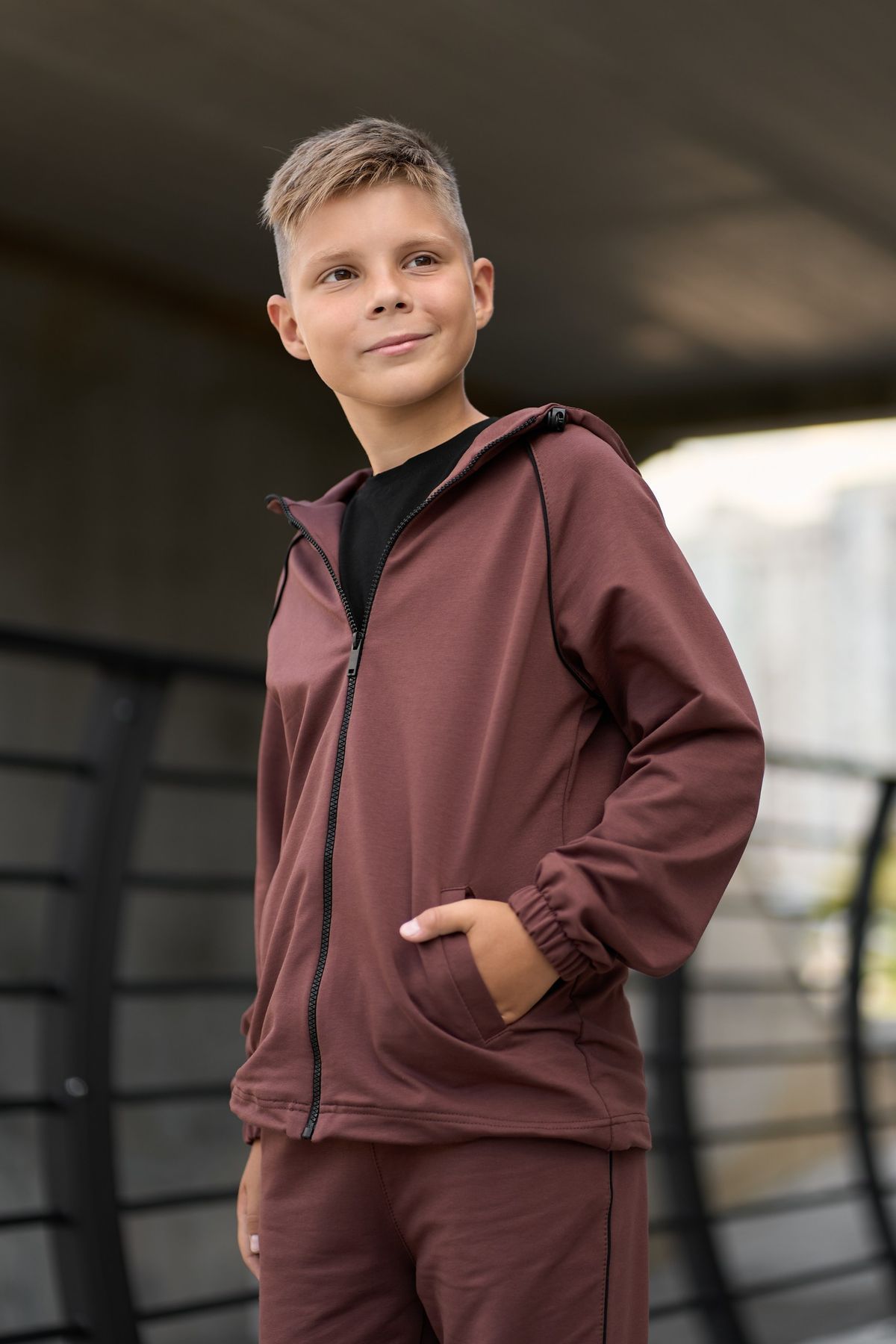 Спортивний костюм Urban двунитка шоколадний, 128