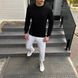 Чоловічий світшот на флісі Pobedov &ldquo;007 ЗИМА&rdquo; чорний