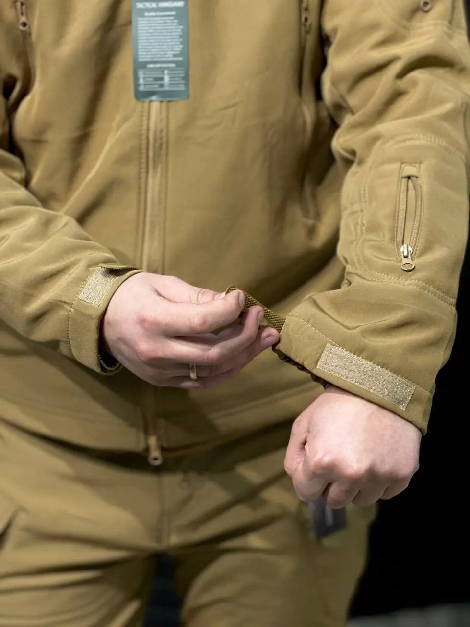 Куртка софтшел Койот Soft Shell на флісі, L