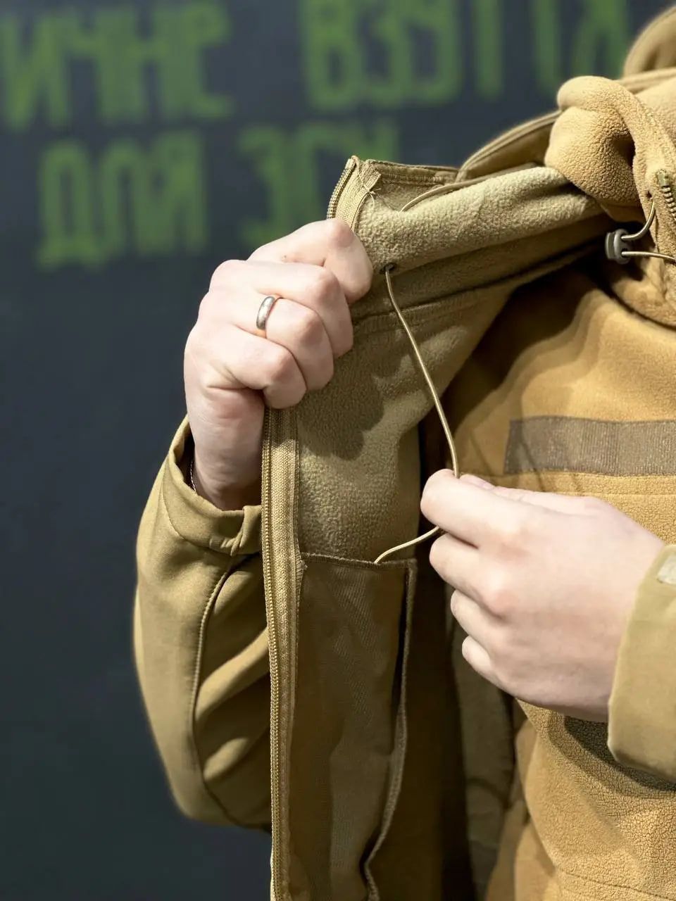 Куртка софтшел Койот Soft Shell на флісі, L