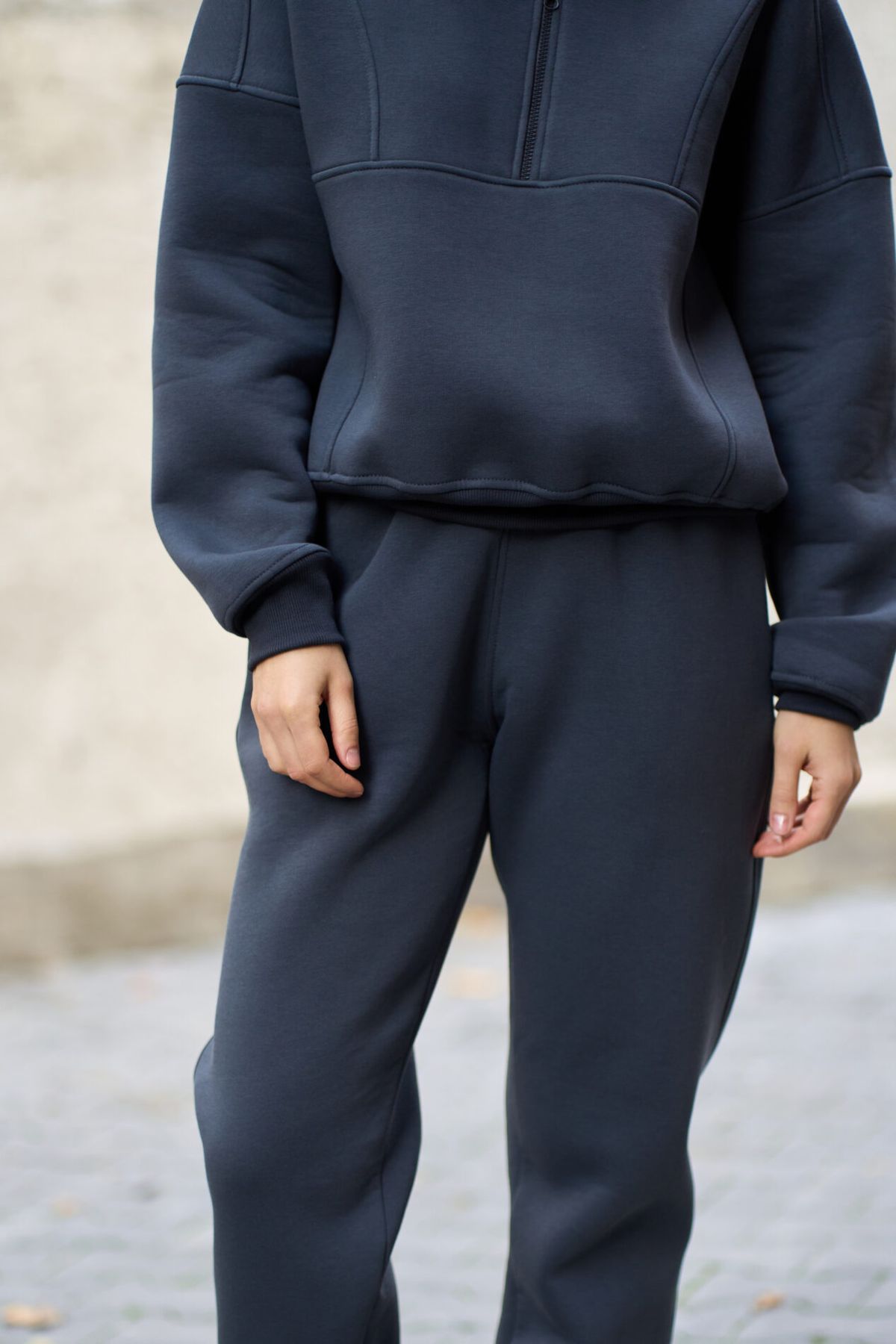 Теплий жіночий костюм на флісі Lumina Fleece графіт