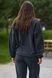 Теплый женский костюм на флисе Teddy Fleece графит