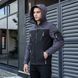 Куртка Pobedov Korol' Lev SOFTSHELL чорно-сіра