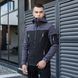 Куртка Pobedov Korol' Lev SOFTSHELL чорно-сіра