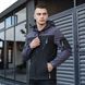 Куртка Pobedov Korol' Lev SOFTSHELL чорно-сіра