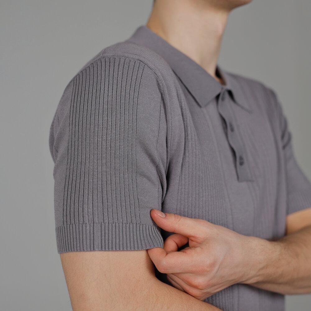 Поло Slavni Twist Серый