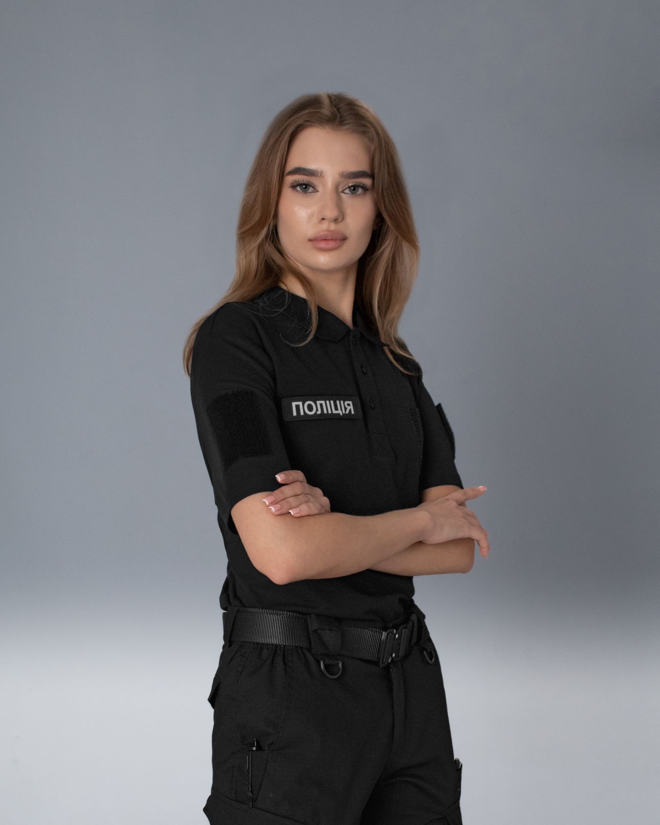 Футболка поло жіноча тактична BEZET чорна, 3XL