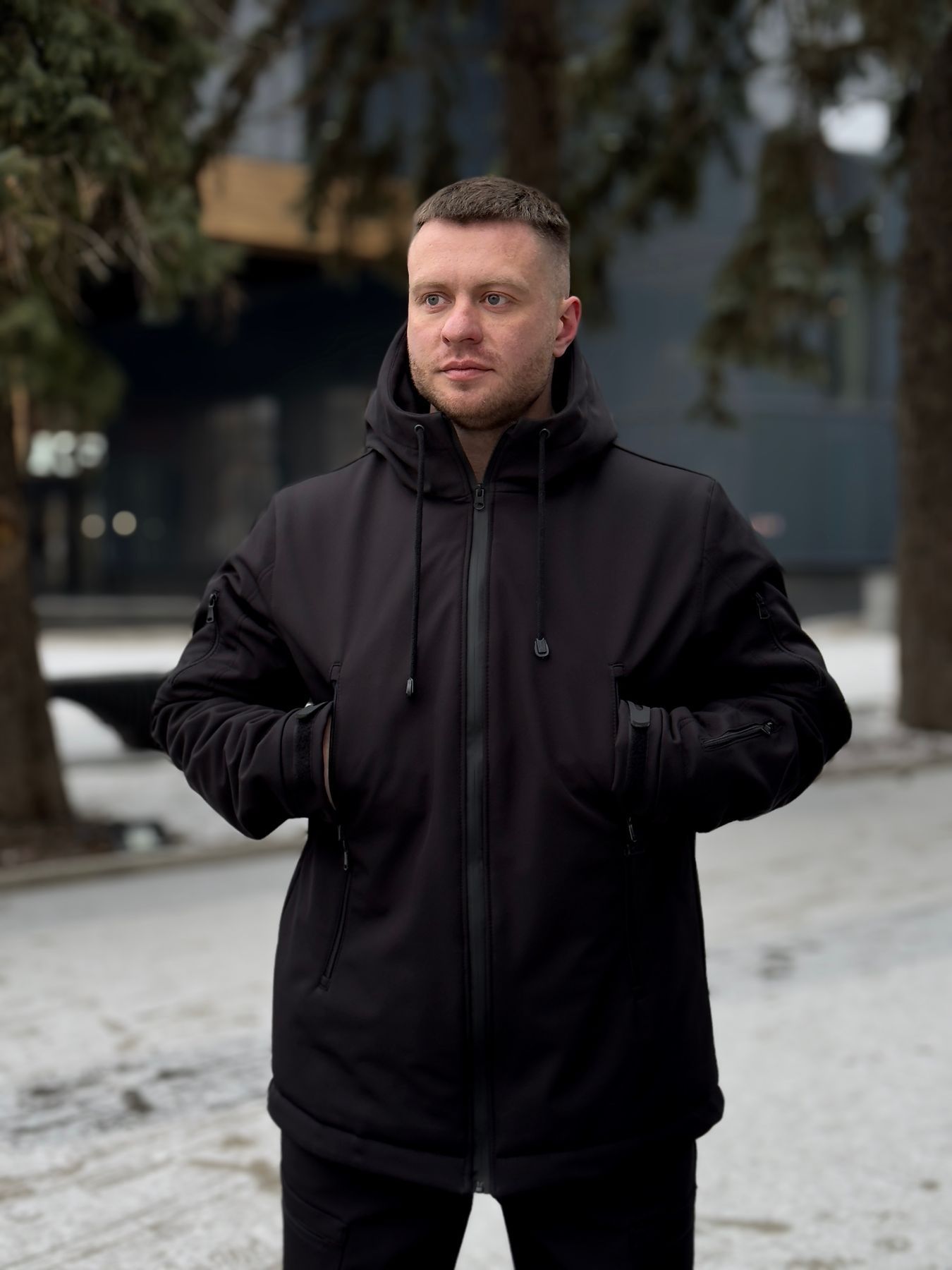 Зимовий костюм Softshell Omni-Heat чорний, M