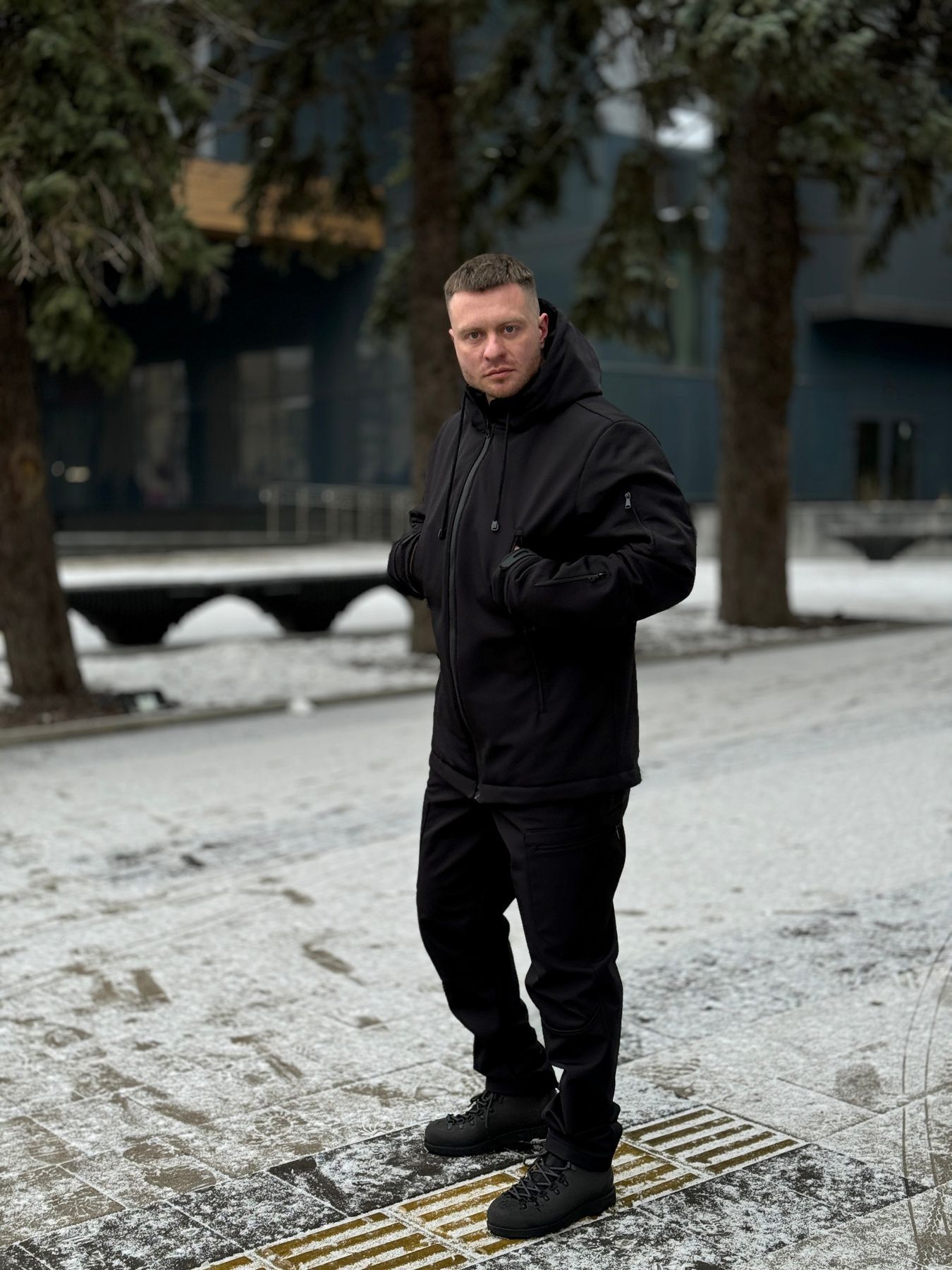 Зимовий костюм Softshell Omni-Heat чорний, M