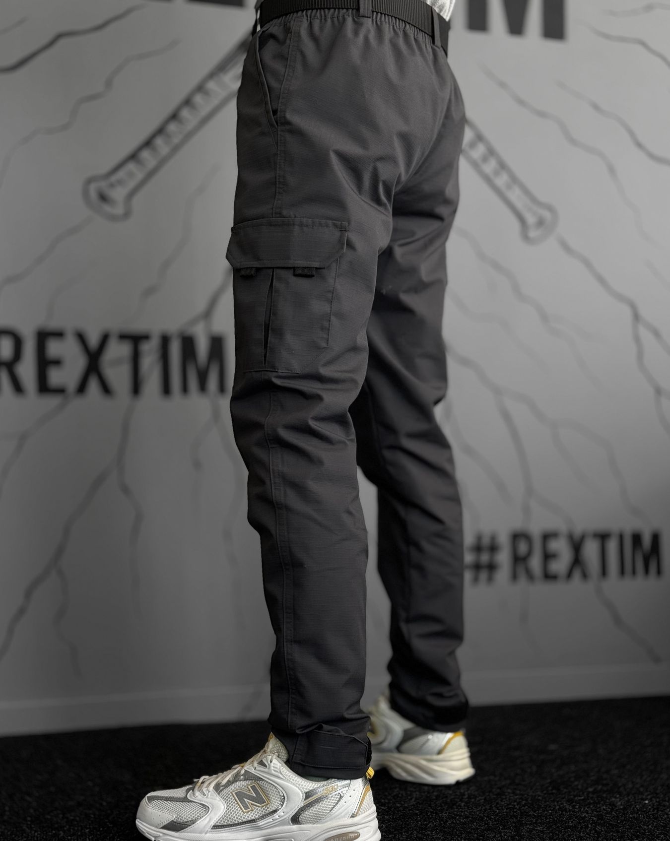 Карго штаны Rextim Basic серые