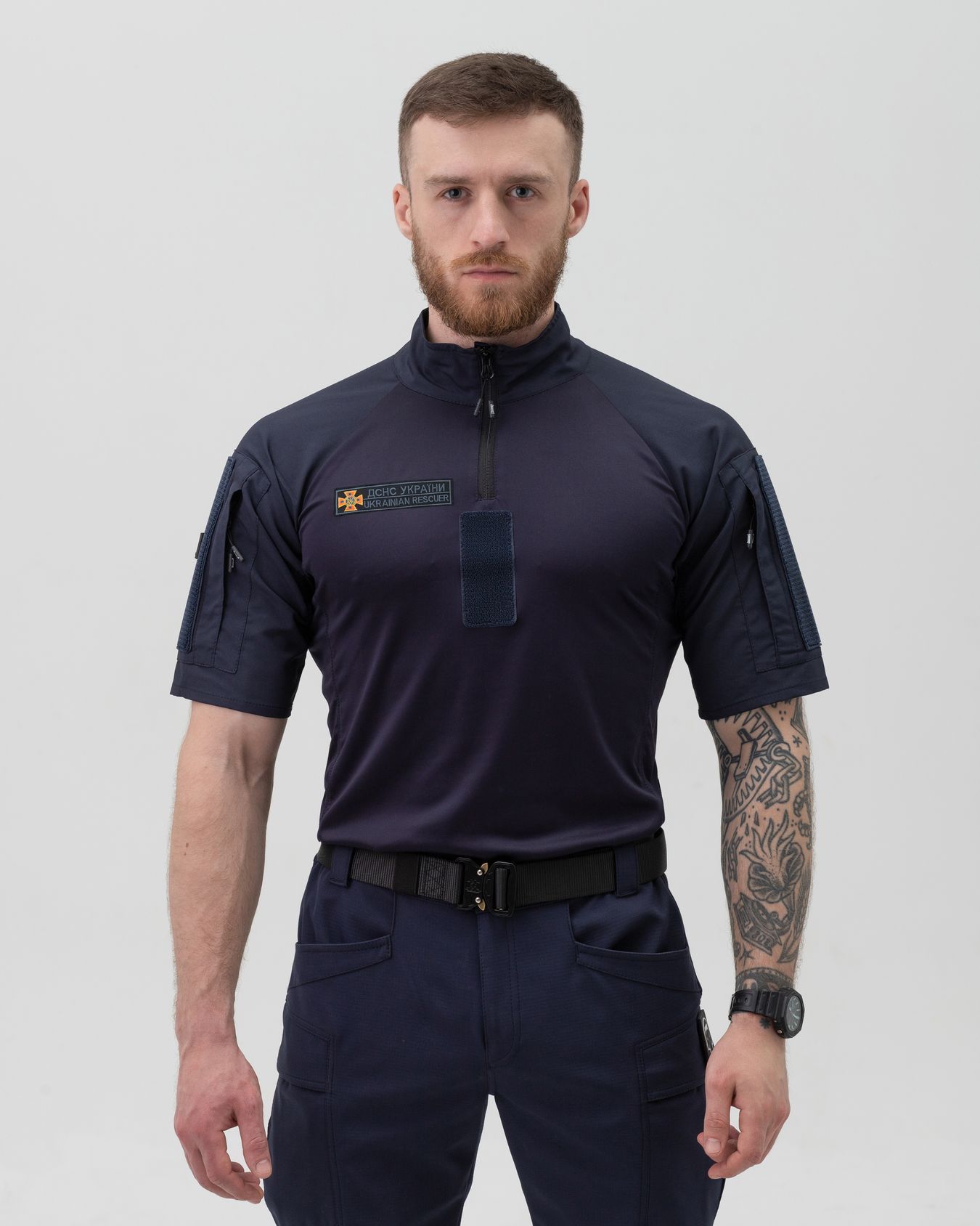 Тактична футболка BEZET Combat синій