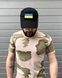 Кепка чорна з липучкою і прапором UA, One Size